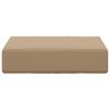 vidaXL Coussin de Si&egrave;ge d'Ext&eacute;rieur Taupe 40 x 40 x 8 cm