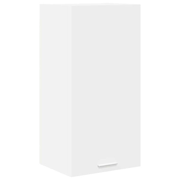 vidaXL Armoire suspendue Blanc 40 x 31 x 80 cm Bois d'ing&eacute;nierie