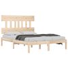 vidaXL Cadre de lit sans matelas 120x200 cm bois massif