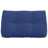 vidaXL Coussin de Dos Bleu police 80 x 24 x 50 cm Velours