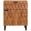 vidaXL Cabinet de chevet Marron 50 x 33 x 60 cm Bois de mangue massif