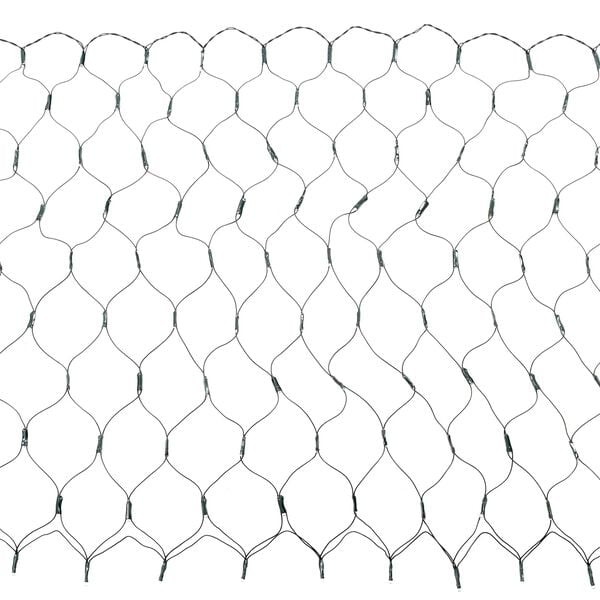 vidaXL Filet LED Vert fonc&eacute;