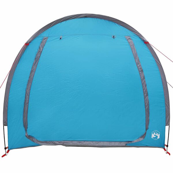 vidaXL Tente de rangement pour v&eacute;los avec toit Bleu 218 x 156 x 180 cm