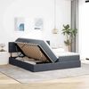 vidaXL Lit de Rangement avec matelas Gris fonc&eacute; 100 x 200 cm