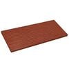 vidaXL Pierre de marchage 6 pcs Rouge 60,5 x 25 x 2 cm Caoutchouc