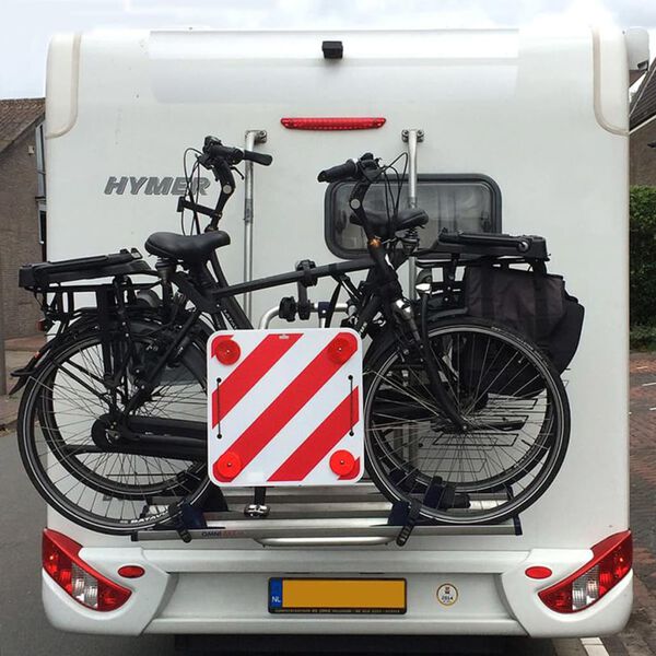 ProPlus Panneau d'avertissement arri&egrave;re plastique r&eacute;flecteurs 50x50 cm