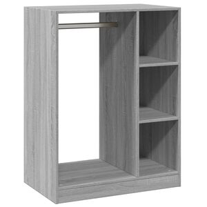 vidaXL Garde-robe sonoma gris 77x48x102 cm bois d'ing&eacute;nierie