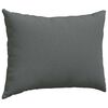 vidaXL Coussins de canapé 2 pcs Gris foncé 70 x 50 cm tissu