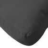 vidaXL Coussins de palette lot de 2 noir tissu