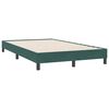 vidaXL Cadre de lit sans matelas vert fonc&eacute; 120x220 cm velours