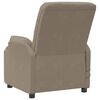 vidaXL Fauteuil de massage &eacute;lectrique Taupe Similicuir daim