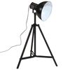 vidaXL Lampadaire 25 W noir 61x61x90/150 cm E27