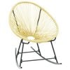 vidaXL Chaise d'ext&eacute;rieur Acapulco R&eacute;sine tress&eacute;e Beige