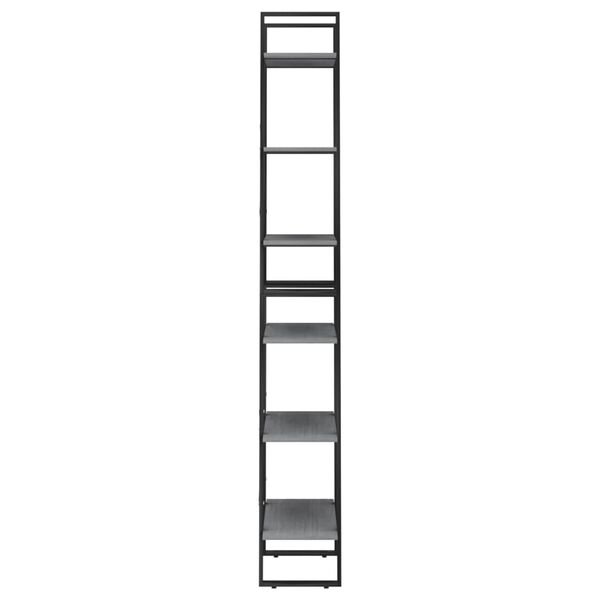 vidaXL Étagère de rangement Gris 60x30x210 cm Bois de pin massif