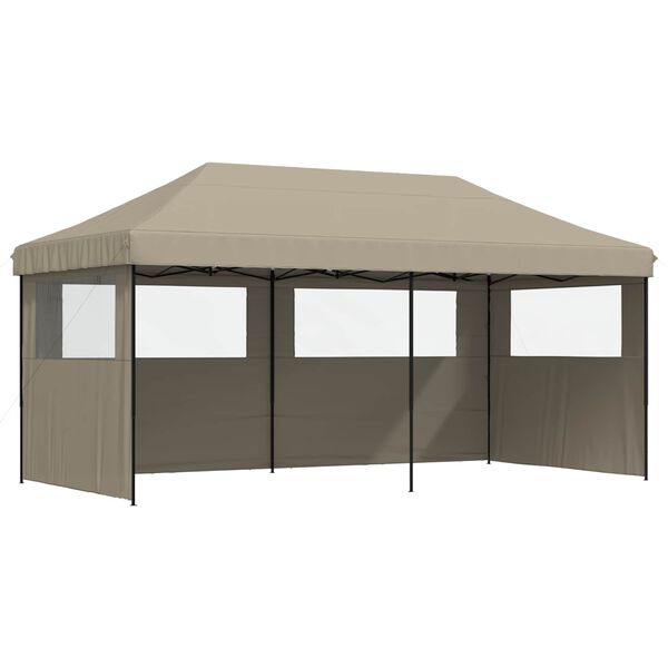 vidaXL Tente de f&ecirc;te Taupe 292 x 580 x 315 cm Tissu Oxford