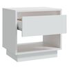 vidaXL Tables de chevet 2 pcs Blanc 45x34x44 cm bois d'ingénierie
