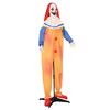 vidaXL Clown effrayant d'Halloween SPOOKA Jaune et Bleu 126,5 x 180 cm