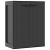 vidaXL Armoire de rangement d'ext&eacute;rieur noir 65x37x85 cm PP