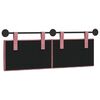 vidaXL T&ecirc;te de lit suspendue Rose 130 x 55 x 7 cm Velours