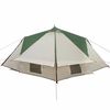 vidaXL Tente tipi avec toit avec &eacute;vent Vert et gris 490 x 410 x 210 cm