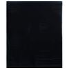 vidaXL Film de fen&ecirc;tre statique d&eacute;poli noir 90x2000 cm PVC