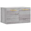 vidaXL Armoire murale Sonoma gris 60x36,5x35 cm Bois d'ing&eacute;nierie