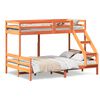 vidaXL Lit superpos&eacute; sans matelas 90x200/140x200 cm bois massif