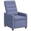 vidaXL Fauteuil inclinable Bleu denim 65 x 93 x 102 cm Tissu