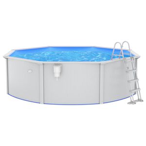 vidaXL Piscine avec échelle de sécurité 460x120 cm