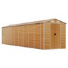 vidaXL Abri de jardin marron clair 191x810x198 cm acier galvanis&eacute;