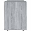 vidaXL Armoire roulante Sonoma gris 60x53x72 cm Bois d'ingénierie