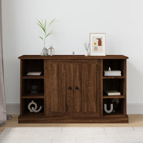 vidaXL Buffet Ch&ecirc;ne marron 100x35,5x60 cm Bois d'ing&eacute;nierie
