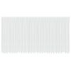 vidaXL Rideau en Dentelle avec des rideaux Blanc 240x750cm Polyester