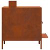 vidaXL R&eacute;chaud de camping 35x50x60 cm acier corten