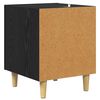 vidaXL Cabinet de chevet Ch&ecirc;ne noir 40 x 40 x 50 cm Bois d'ing&eacute;nierie