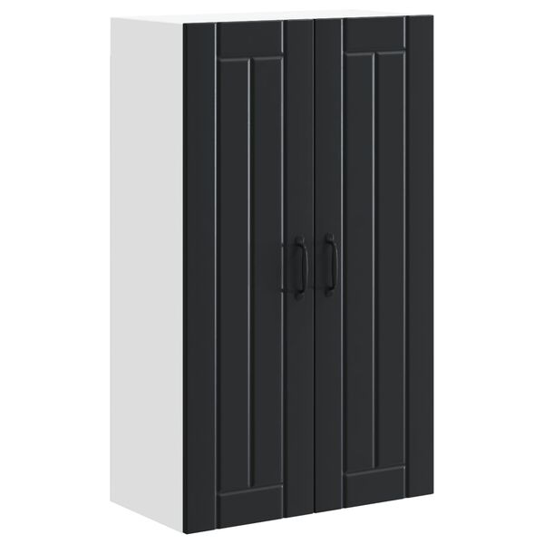 vidaXL Armoire de cuisine Lucca Noir 60 x 31 x 100 cm