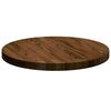 vidaXL Plateau de table Marron fonc&eacute; &Oslash; 40 x 2,5 cm