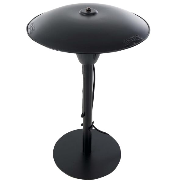 Sunred Chauffage de table Barcelona 1500 W Halog&egrave;ne Noir