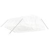 vidaXL Serre avec cadre en acier blanc 40 m&sup2; 8x5x2,3 m