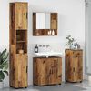vidaXL Ensemble de mobilier de salle de bain 4 pcs Bois Ancien