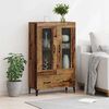 vidaXL Haut Armoire avec tiroir Bois Ancien 70 x 31 x 115 cm