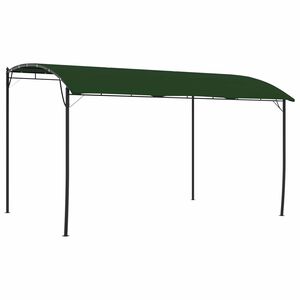 vidaXL Pavillon 4 x 3 x 2,55 m Vert Acier enduit de poudre et tissu