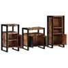 vidaXL Ensemble de mobilier de salle de bain 3 pcs Bois Recyclé Solide