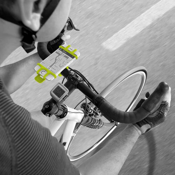 Celly Porte-t&eacute;l&eacute;phone de v&eacute;lo Easybike Vert