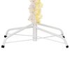vidaXL Sapin de Noël artificiel pointes iridescentes Blanc 210 cm PVC