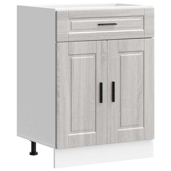 vidaXL Armoire de cuisine Porto sonoma gris bois d'ing&eacute;nierie