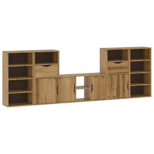 vidaXL Meubles TV 5 pcs avec rangement ODDA bois de pin massif
