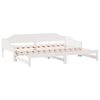 vidaXL Lit de jour et lit gigogne sans matelas 90x190 cm bois massif