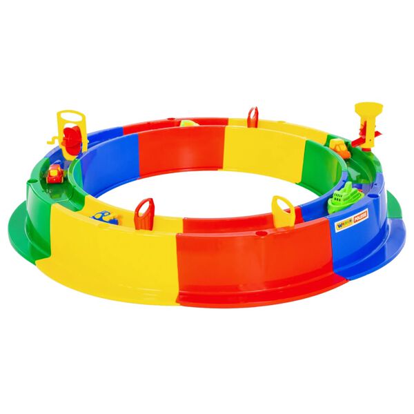 Polesie Wader Bac à sable rond avec voie d'eau 8 pcs 136 cm PP