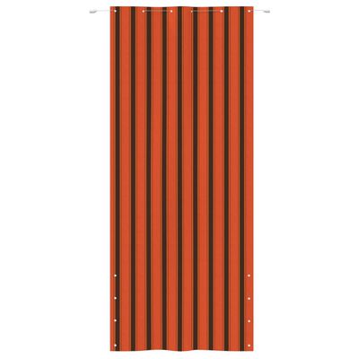 vidaXL Écran de balcon Orange et marron 120x240 cm Tissu Oxford